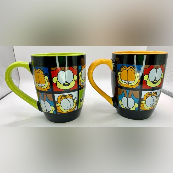 Rare and Unique Garfield Mug Set - Garfield and Odie - Jim Davis - Paws - Picture 5 of 10